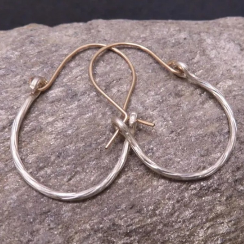 Geometric-Shaped Pendant Earrings, Minimalist Style